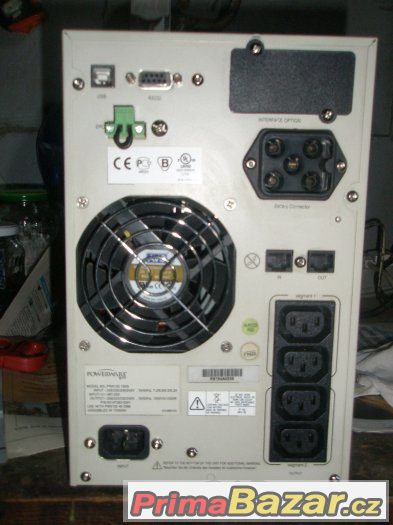 Záložní zdroj UPS Powerware 9120 1500VA, NOVÉ baterie 30Ah – fotografie 3