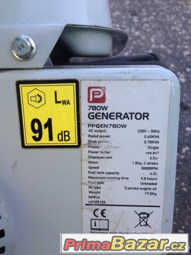 elektrocentrála 230V 780W – fotografie 3