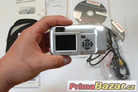 Digitální fotoaparát Olympus C-350 + pouzdro +karta 64 MB – fotografie 3