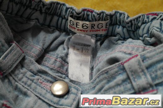 riflová sukýnka George 1-1.5 roku – fotografie 3