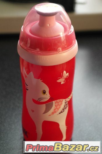Nuk FC Láhev Junior Cup 300ml, push-pull pítko – fotografie 1