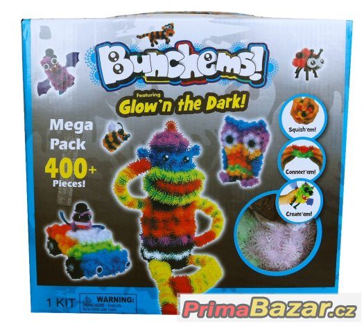 BUNCHEMS Fosforeskující Bodláky Mega Pack 400ks – fotografie 1