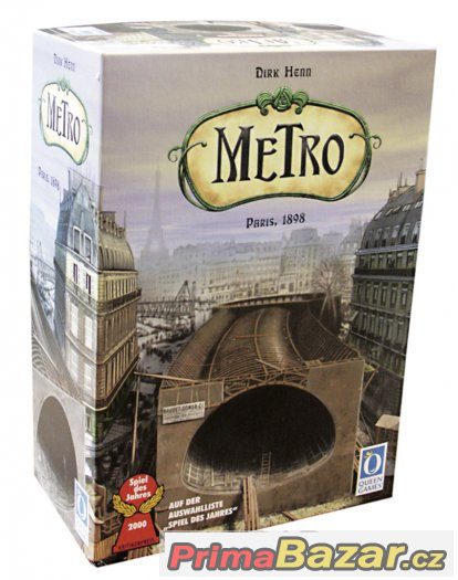 METRO - Paris 1989 - DESKOVÁ HRA - KOUPÍM – fotografie 1