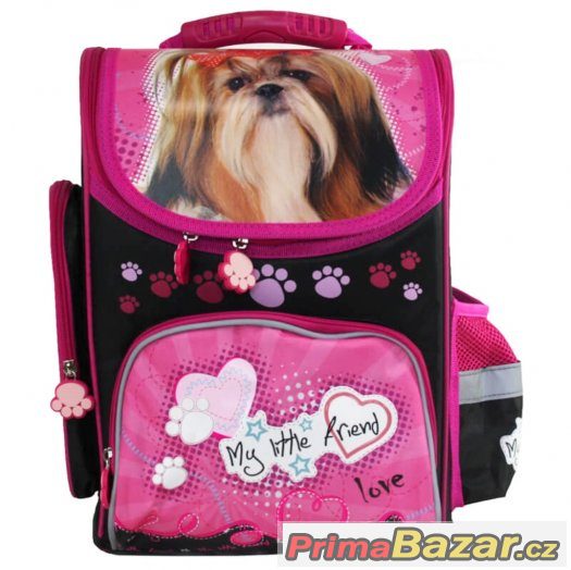 ŠKOLNÍ AKTOVKA BATOH PEJSEK SHIH TZU – fotografie 1