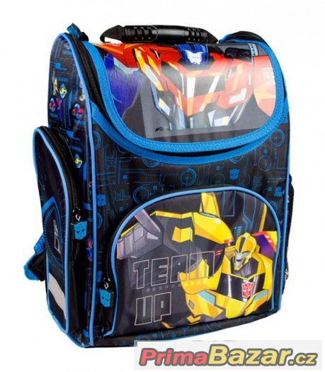 ŠKOLNÍ AKTOVKA BATOH TRANSFORMERS set 3v1 – fotografie 2