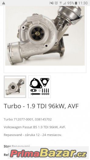 Turbo 1.9 tdi 96kw-avf – fotografie 1
