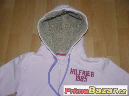 Dámská mikina na zip s kapucí - HILFIGER - vel. S – fotografie 2
