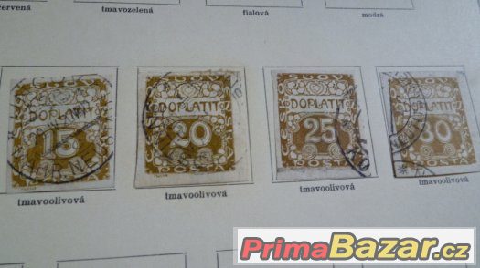 Stachovo album známek Masaryk doplatní známky – fotografie 5