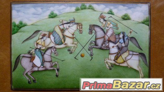 obraz Persie - princezna hraje koňské polo... slonovina – fotografie 1