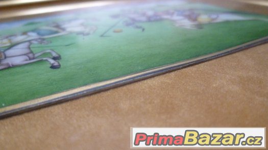 obraz Persie - princezna hraje koňské polo... slonovina – fotografie 4