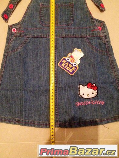Riflová sukýnka Hello Kitty. – fotografie 3