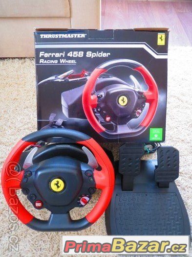 Thrustmaster 458 Spider,Xbox ONE - volant TOP STAV V ZÁRUCE – fotografie 1