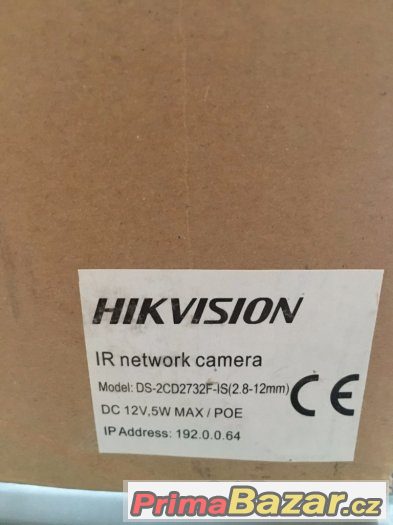 Hikvision 2CD2732F-IS - 3MP IP Kamera Dome – fotografie 3
