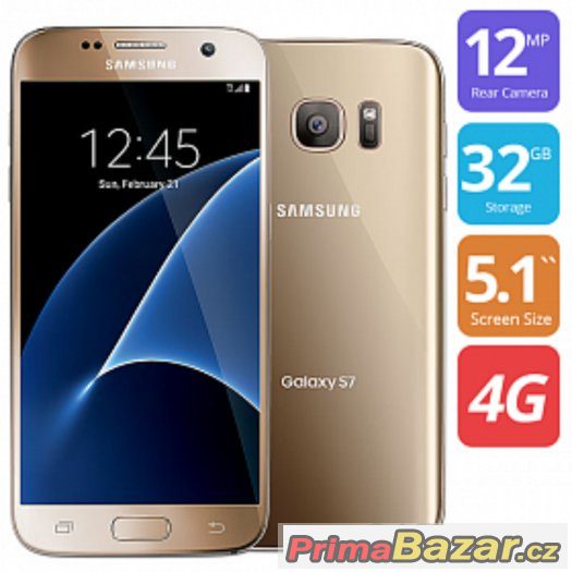 Samsung Galaxy S7 Gold Platinum CZ Distribuce – fotografie 1