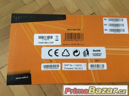 WELL SIP-T22P IP Telefon – fotografie 2