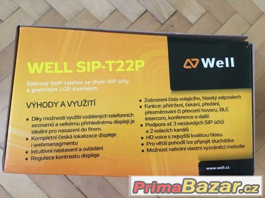 WELL SIP-T22P IP Telefon – fotografie 3
