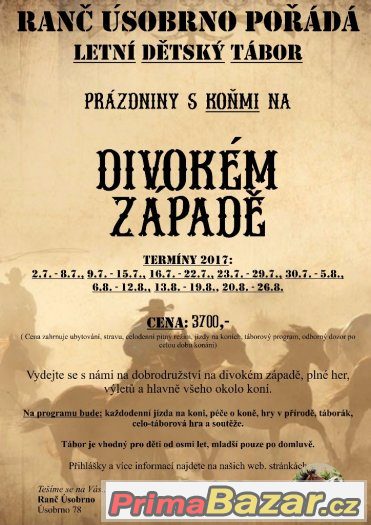 Letní tábory u koní – fotografie 1
