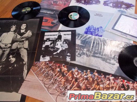 KISS+URIAH HEEP+QUEEN+STATUS QUO LP s PLAKATY – fotografie 5