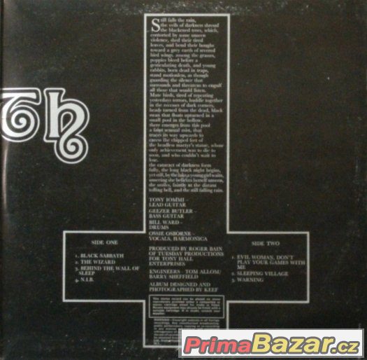 Black Sabbath ‎– Black Sabbath 1977 – fotografie 4