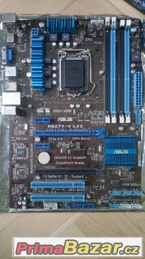 Asus P8Z77-V LX2 4xDDR3 32GB 2200MHz,PCIe 3.0/2.0 x16,USB3.0 – fotografie 1