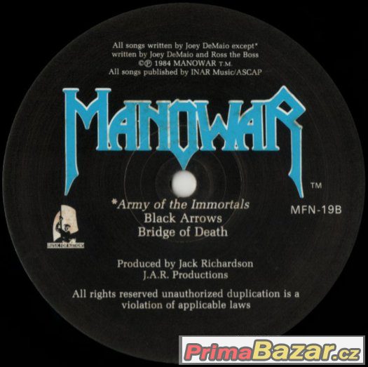 Manowar - Hail to England 1984 – fotografie 4