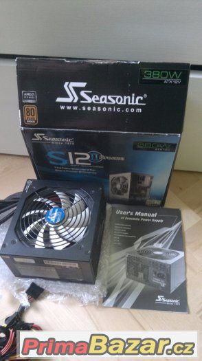 Seasonic S12II-380 380W 80 PLUS BRONZE + tichý ventilátor – fotografie 1