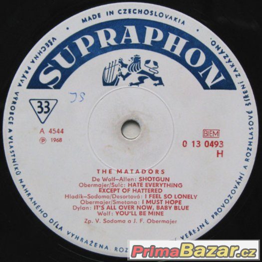 The Matadors ‎– The Matadors 1968 – fotografie 3