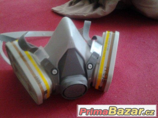 Polomaska 3M 6200 + filtr 3M 6057 ABE1 – fotografie 2