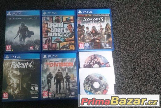 Prodám PS4+ 8 her Za 8000 SLEVA Možná – fotografie 1