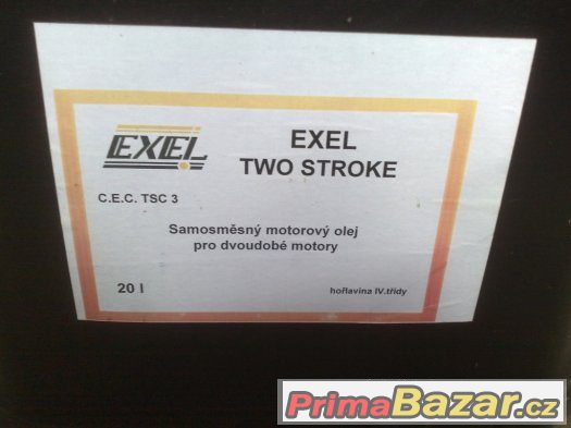 Olej Exell Two Stroke do motorových pil i jiných dvoutaktů – fotografie 2