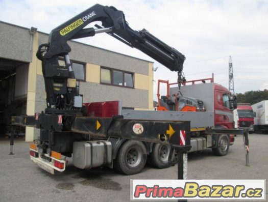 Scania R144 6X4, V8, ruka Palfinger 54000B – fotografie 4