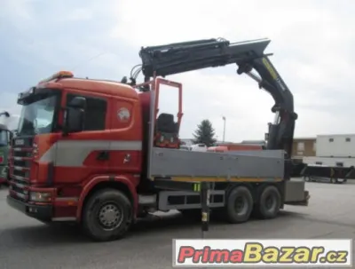 Scania R144 6X4, V8, ruka Palfinger 54000B