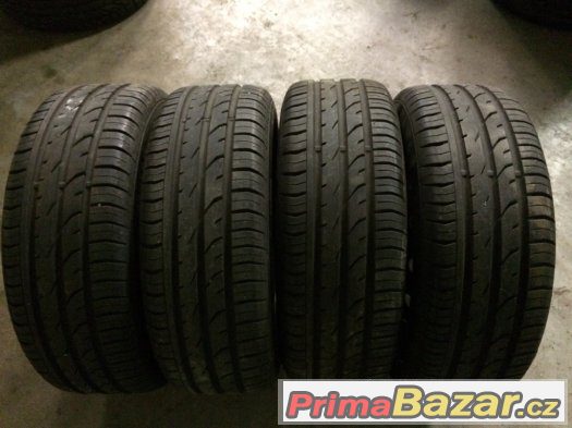 Plechové disky 5x100 R15 a letní pneu 195/55/15 Continental – fotografie 2