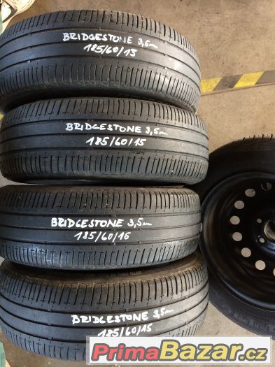 Letní pneumatiky BRIDGESTONE 185/60/15 – fotografie 1