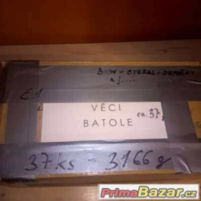 Věci Batole Krabice č.1 - 37ks Oblečení Miminko  NOVÁ CENA