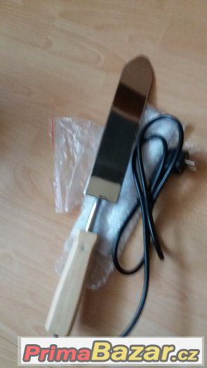 odvíčkovací elektrický nůž nerezový na včelí plásty – fotografie 2