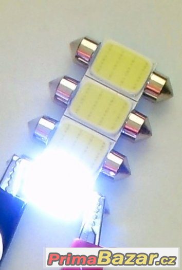 LED COB 12V C5W 36mm SV 8,5-8 ( feston, sufid, sulfit ) – fotografie 2