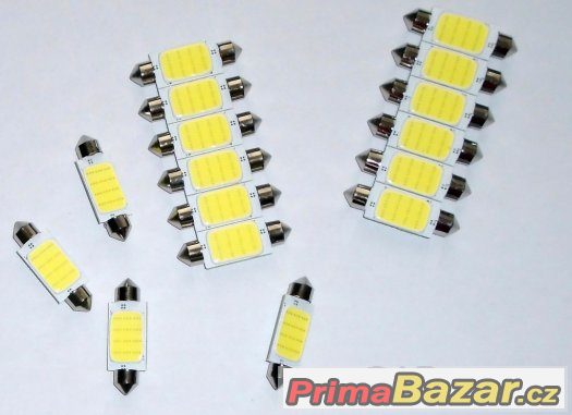 LED COB 12V C5W 41mm SV 8,5-8 ( feston, sufid, sulfit ) – fotografie 1