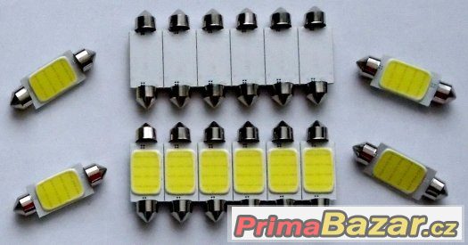 LED COB 12V C5W 41mm SV 8,5-8 ( feston, sufid, sulfit ) – fotografie 2