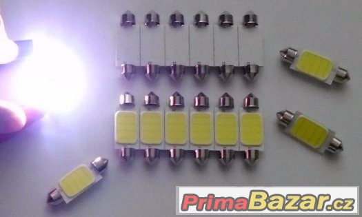 LED COB 12V C5W 41mm SV 8,5-8 ( feston, sufid, sulfit ) – fotografie 3