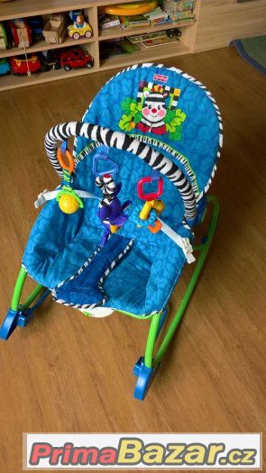 Hrací deka Yookidoo a houpací křeslo FisherPrice – fotografie 2