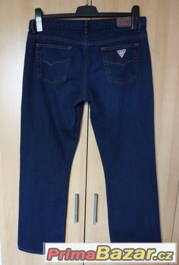 LUXUSNÍ ZNAČKOVÉ RIFLE / DŽÍNY zn. GUESS JEANS - ROVNÝ STŘIH – fotografie 5
