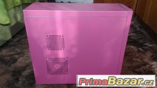 PC case rúžový – fotografie 3