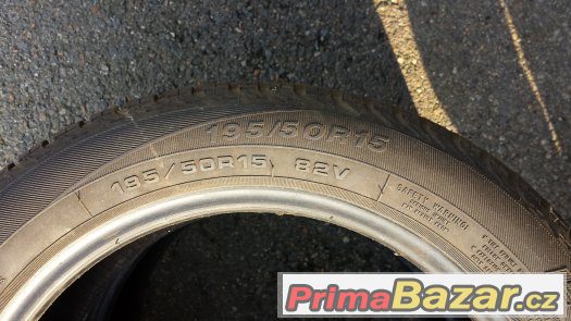 2 ks letní pneu 195/50 R15 Good Year Eagle Ventura cca 6mm – fotografie 5