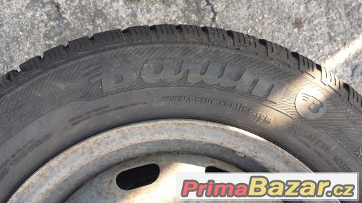 2ks plech. kol 5,5x14, 5x100, pneu Barum Polaris 185/65x14 – fotografie 2