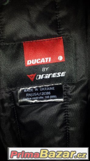 Kožená bunda dámská Ducati Dainese vel. 44 téměř nová – fotografie 4