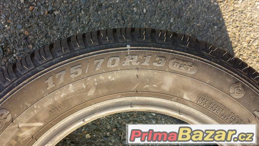 1 ks letní pneu 175/70 R13 Dunlop SP10 3e cca 8 mm – fotografie 4