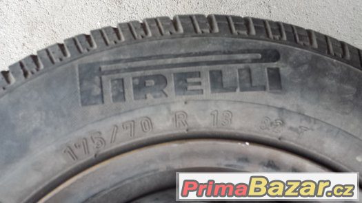 4ks kol 5x13, 4x114,3, ET46, letní pneu 175/70x13 Pirelli – fotografie 2