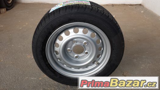 5 ks kol 5,5Jx13, 5x112, ET30 s pneu 195/50R 13C 104N – fotografie 2