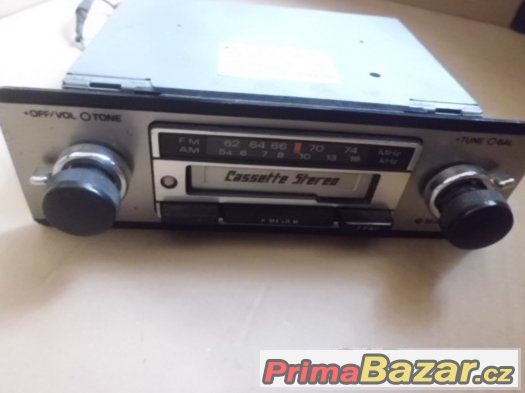 Krásné  staré autoradio SANYO FT 210F  do veterána – fotografie 2